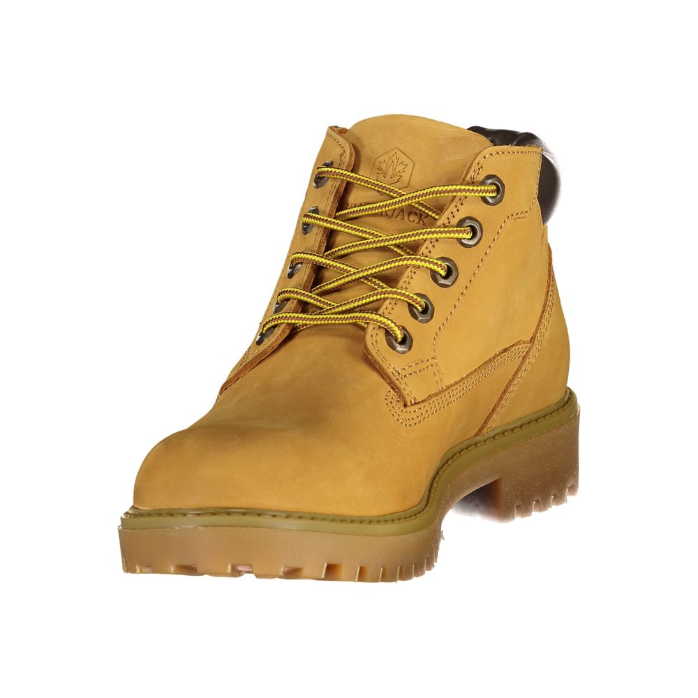 Lumberjack Giallo Leren Heren Sneaker