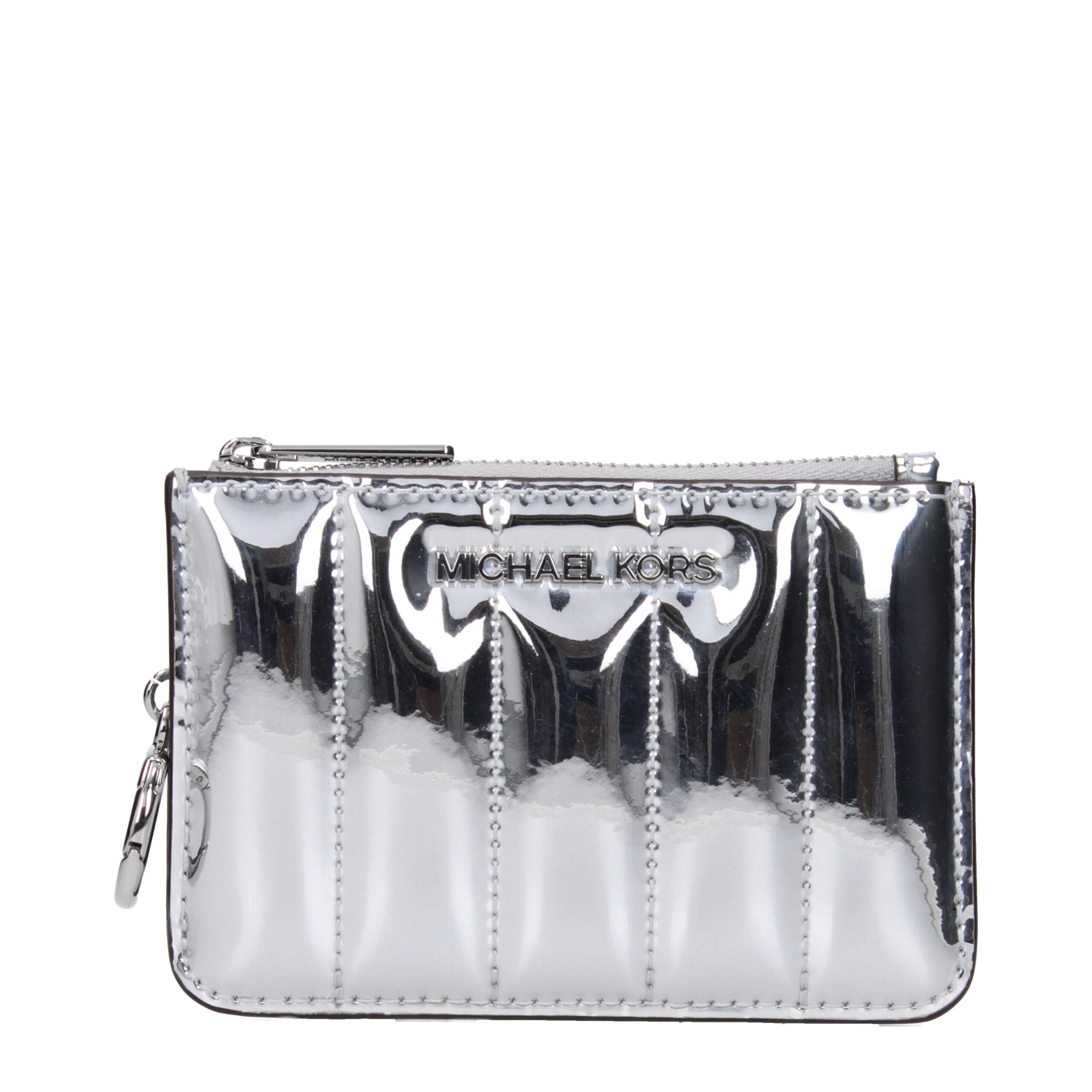 Michael Kors Gray Leather Wallet