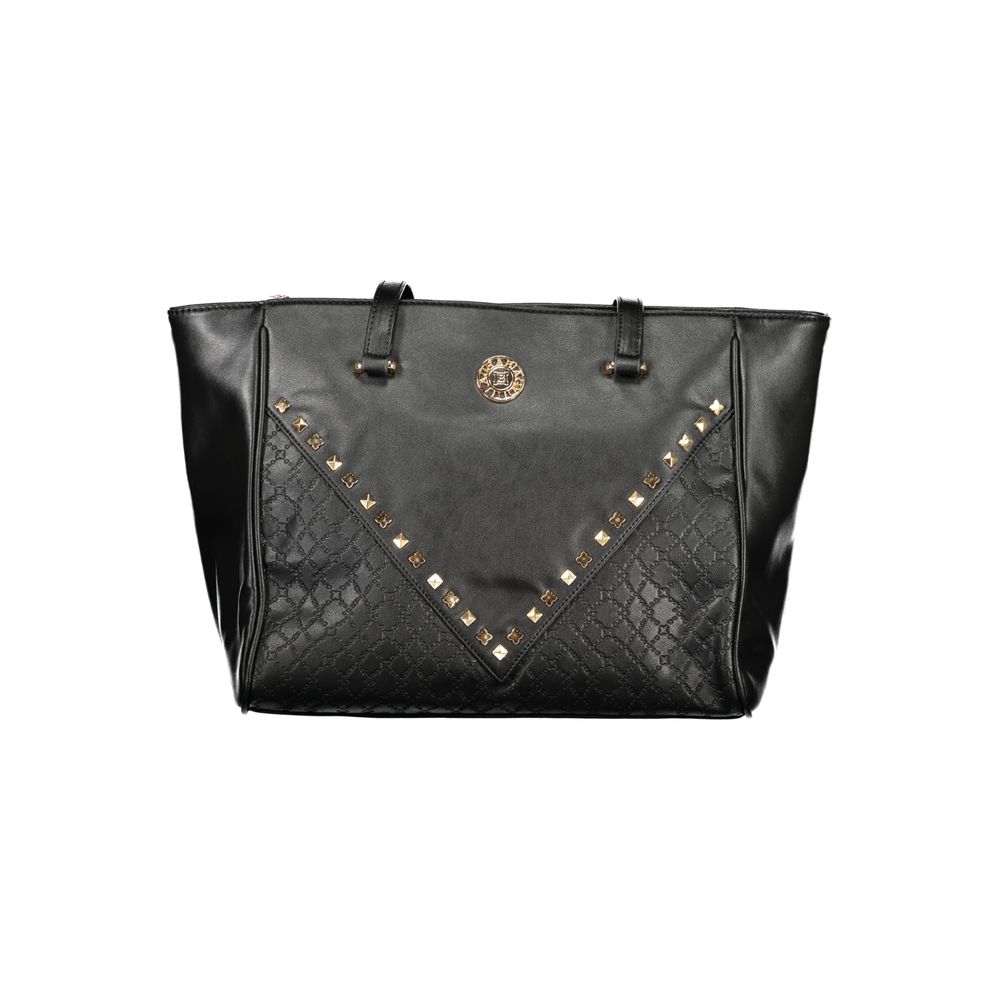 Laura Biagiotti Zwarte PVC Dames Handtas