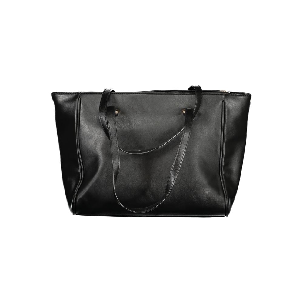 Laura Biagiotti Zwarte PVC Dames Handtas