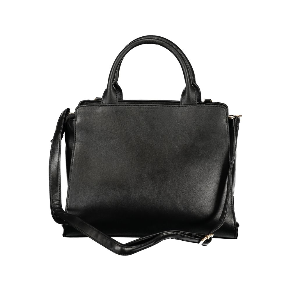 Laura Biagiotti Zwarte PVC Dames Handtas
