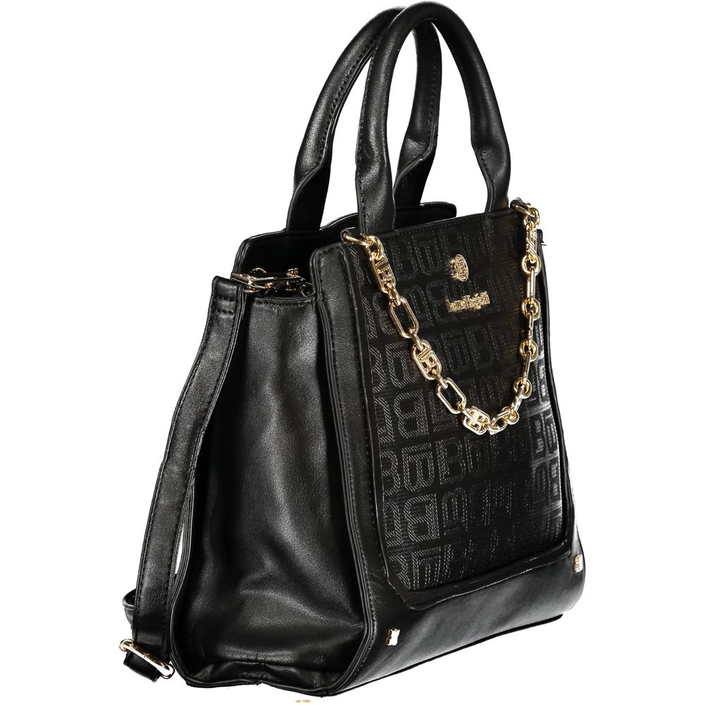 Laura Biagiotti Zwarte PVC Dames Handtas