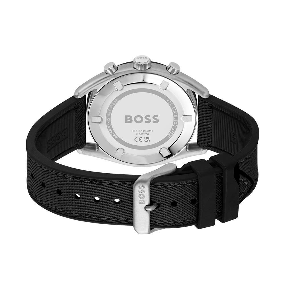 Hugo Boss zwart synthetisch gekleed horloge