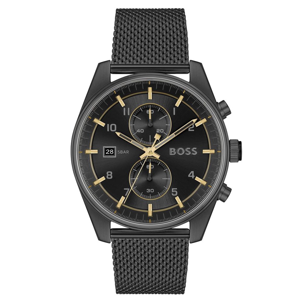 Hugo Boss Zwart Roestvrijstalen Horloge
