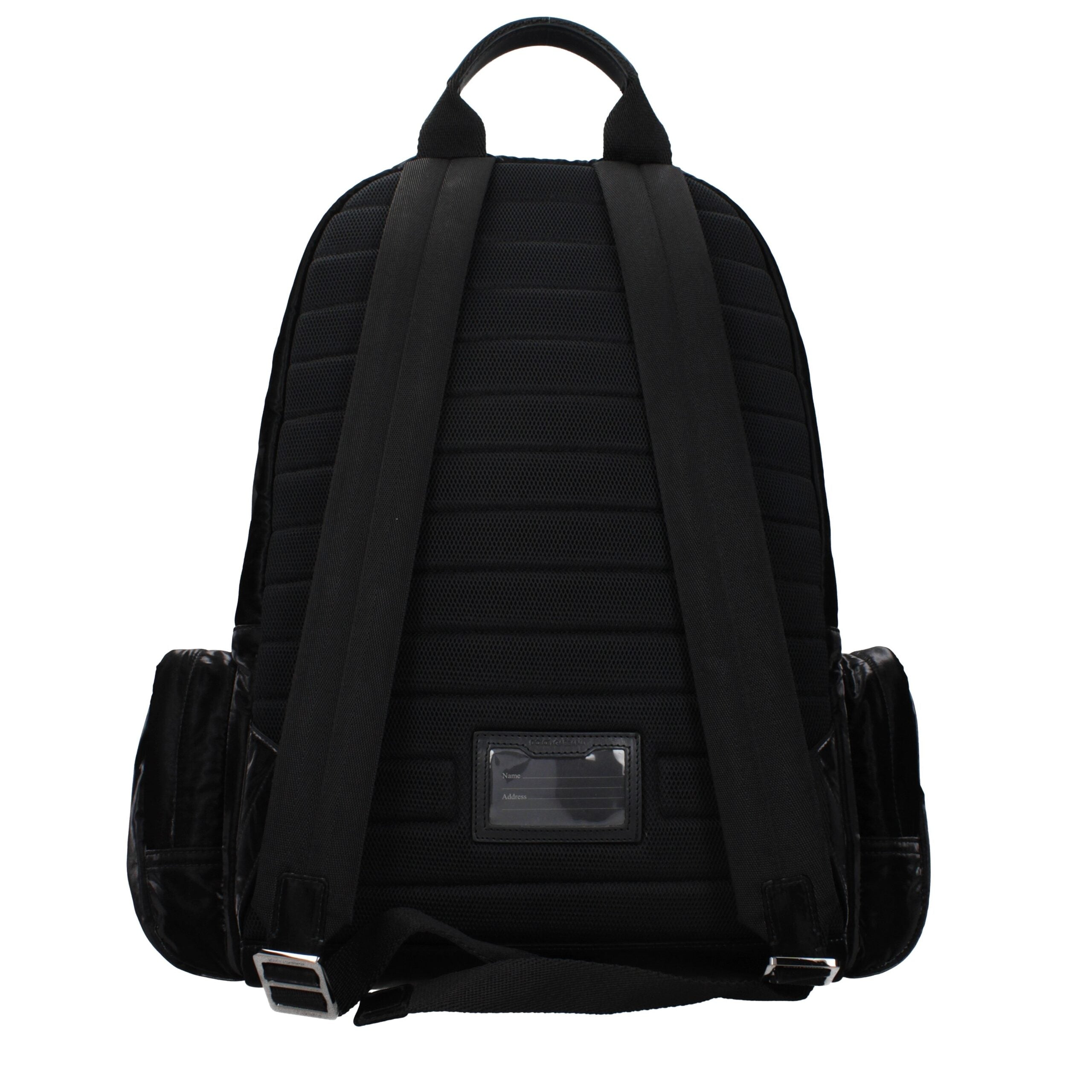Dolce & Gabbana Zwarte Nylon Rugzak