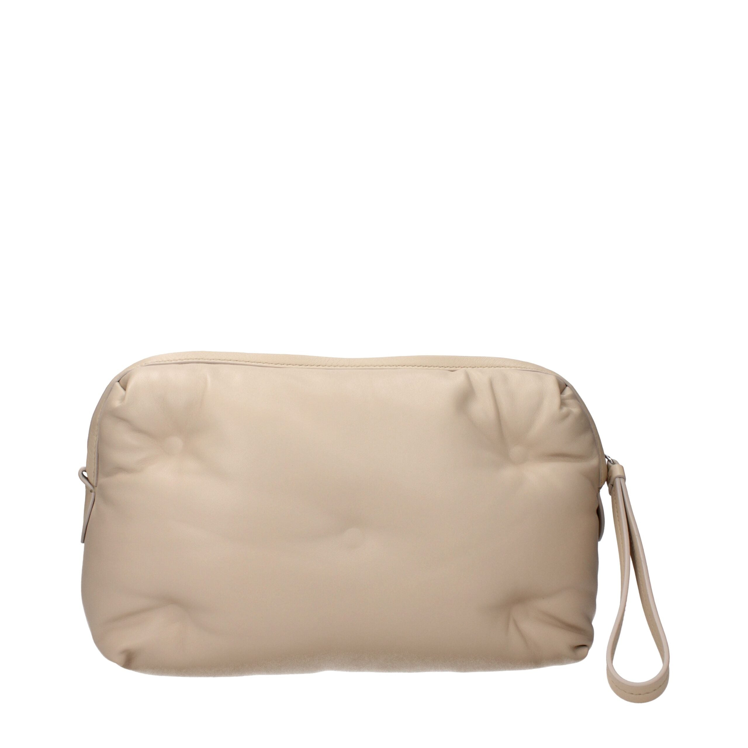 Maison Margiela Beige Leren Clutch Tas
