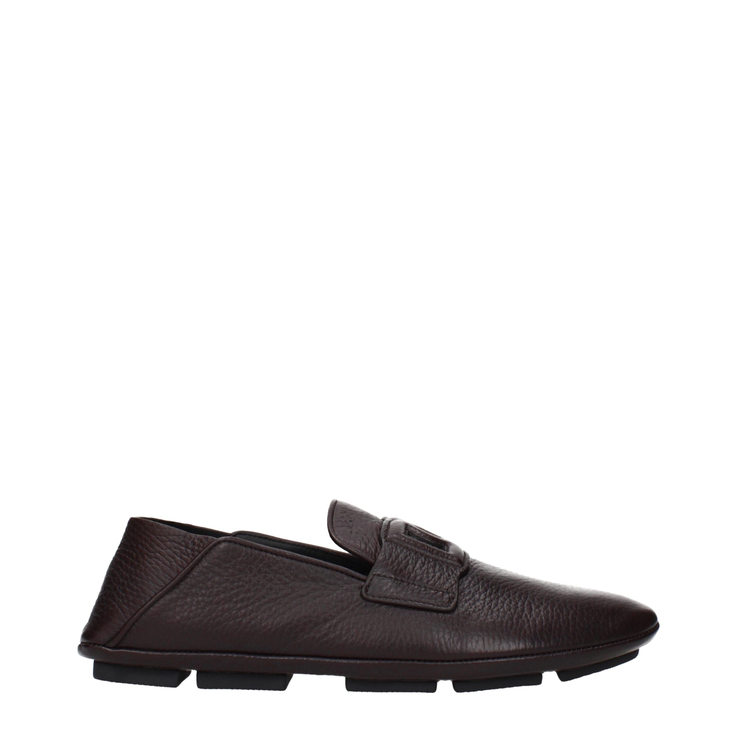 Dolce & Gabbana Bruine Leren Instaploafers