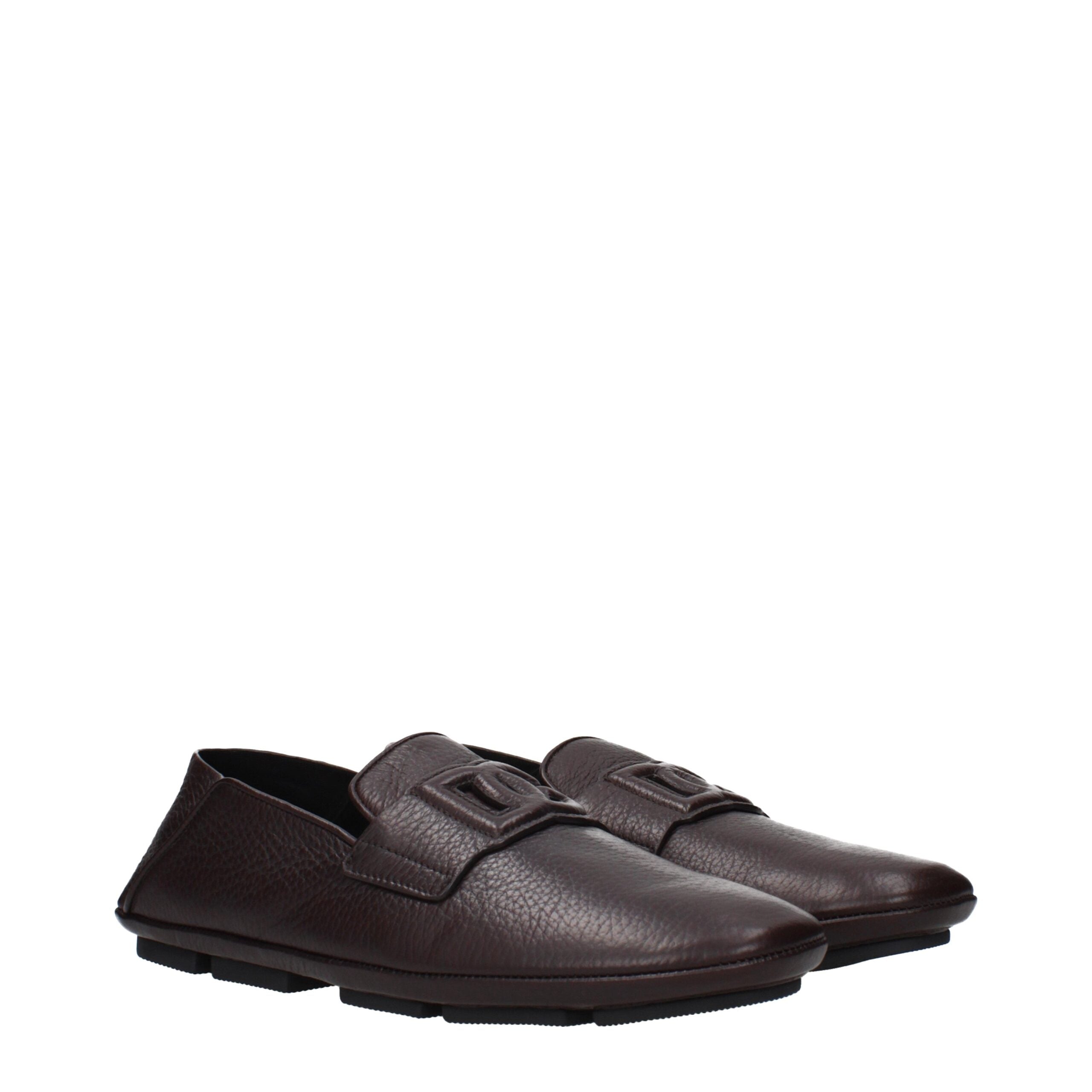 Dolce & Gabbana Bruine Leren Instaploafers