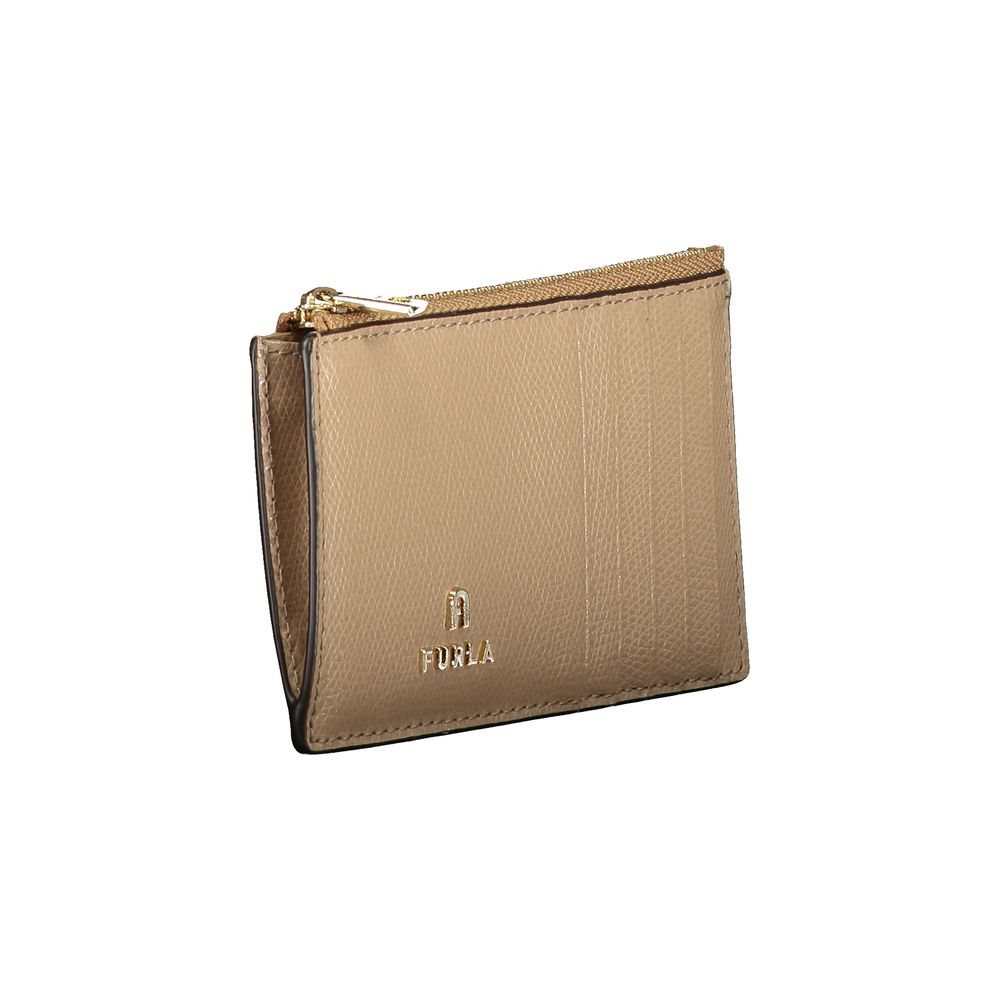 Furla Beige Leather Women's Wallet