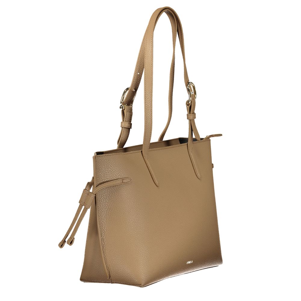 Furla Brown Leather Women's Handbag