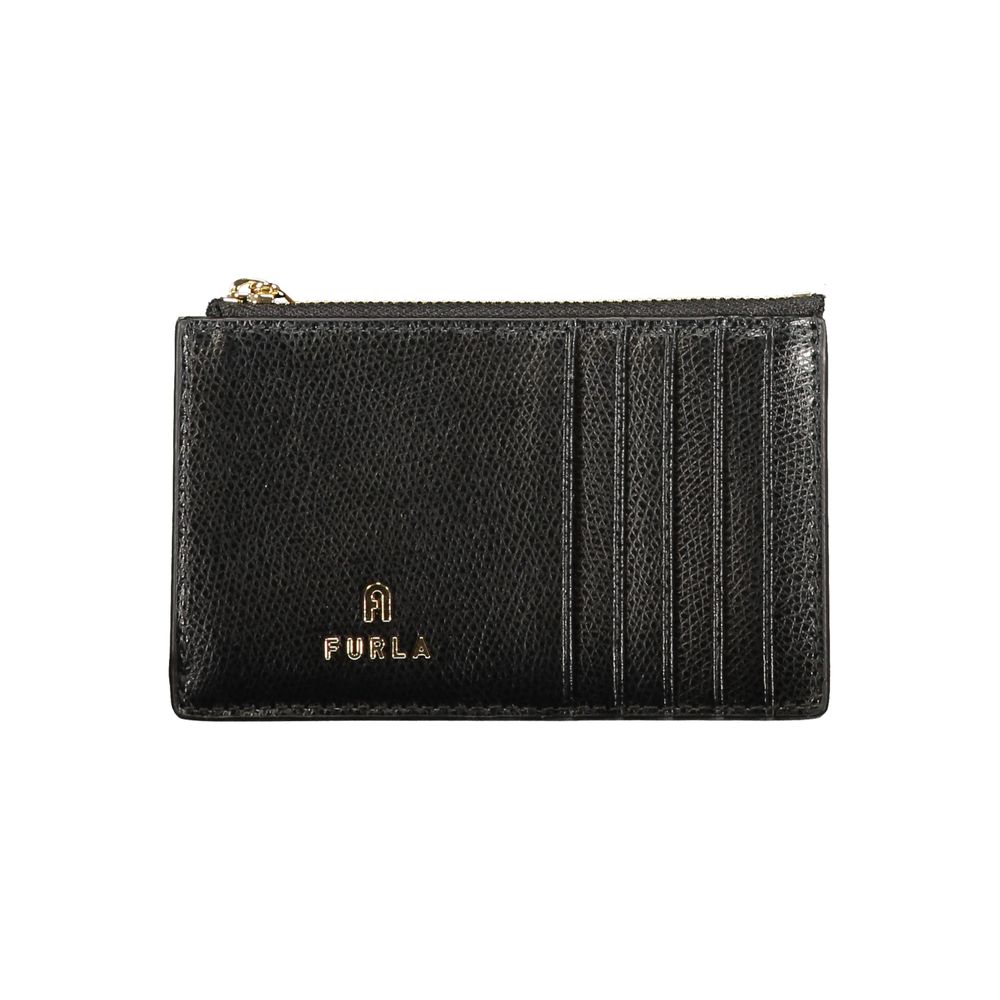 Furla Black Leather Women's Wallet