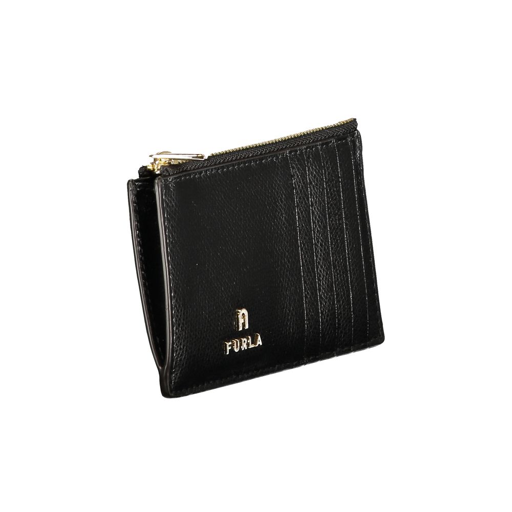 Furla Black Leather Women's Wallet