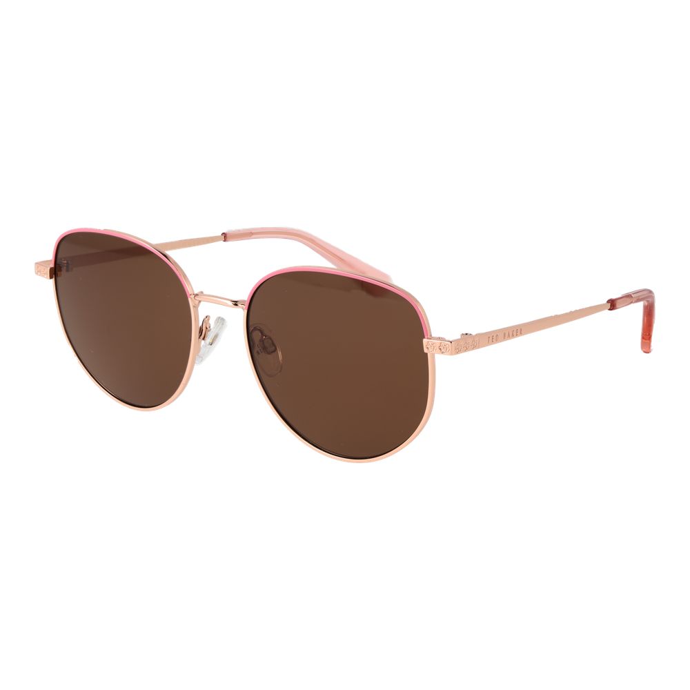 Ted Baker Roségoud Metalen Zonnebril