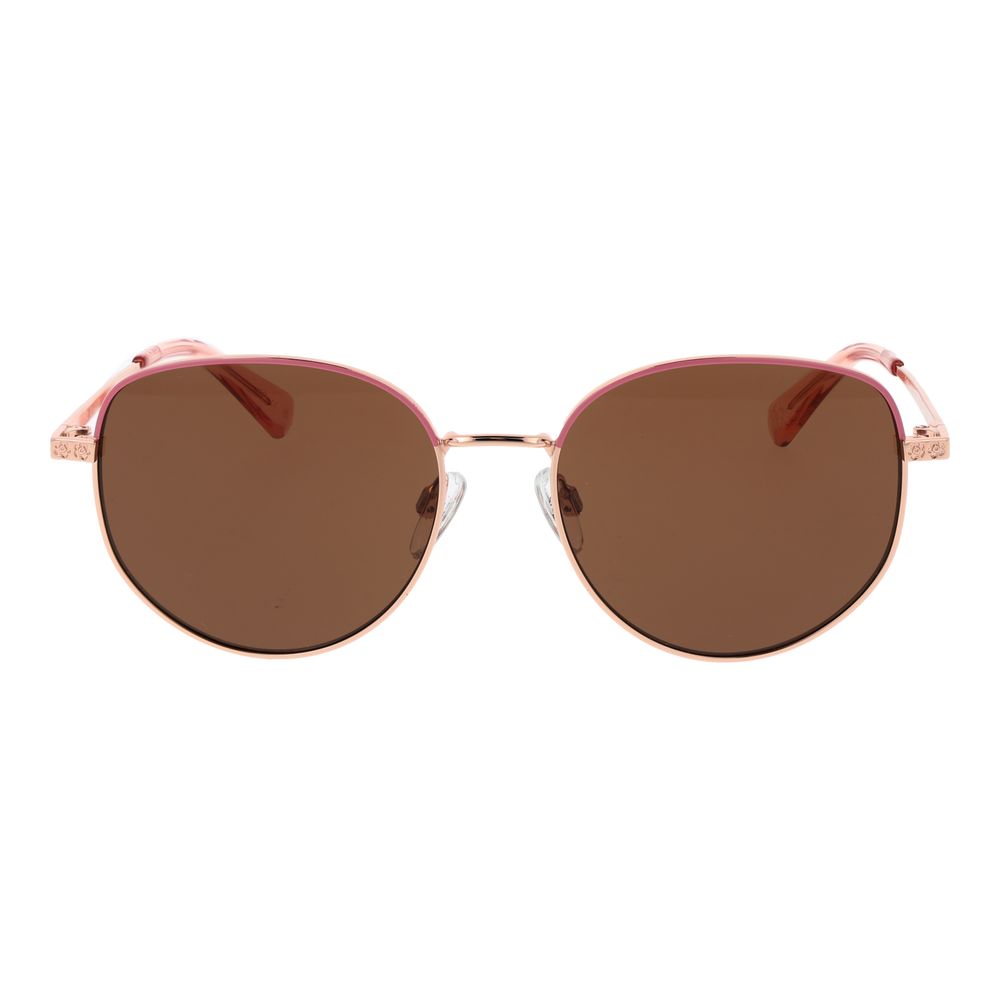 Ted Baker Roségoud Metalen Zonnebril