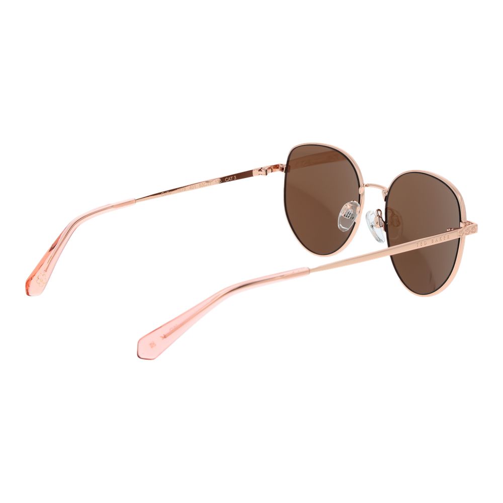 Ted Baker Roségoud Metalen Zonnebril