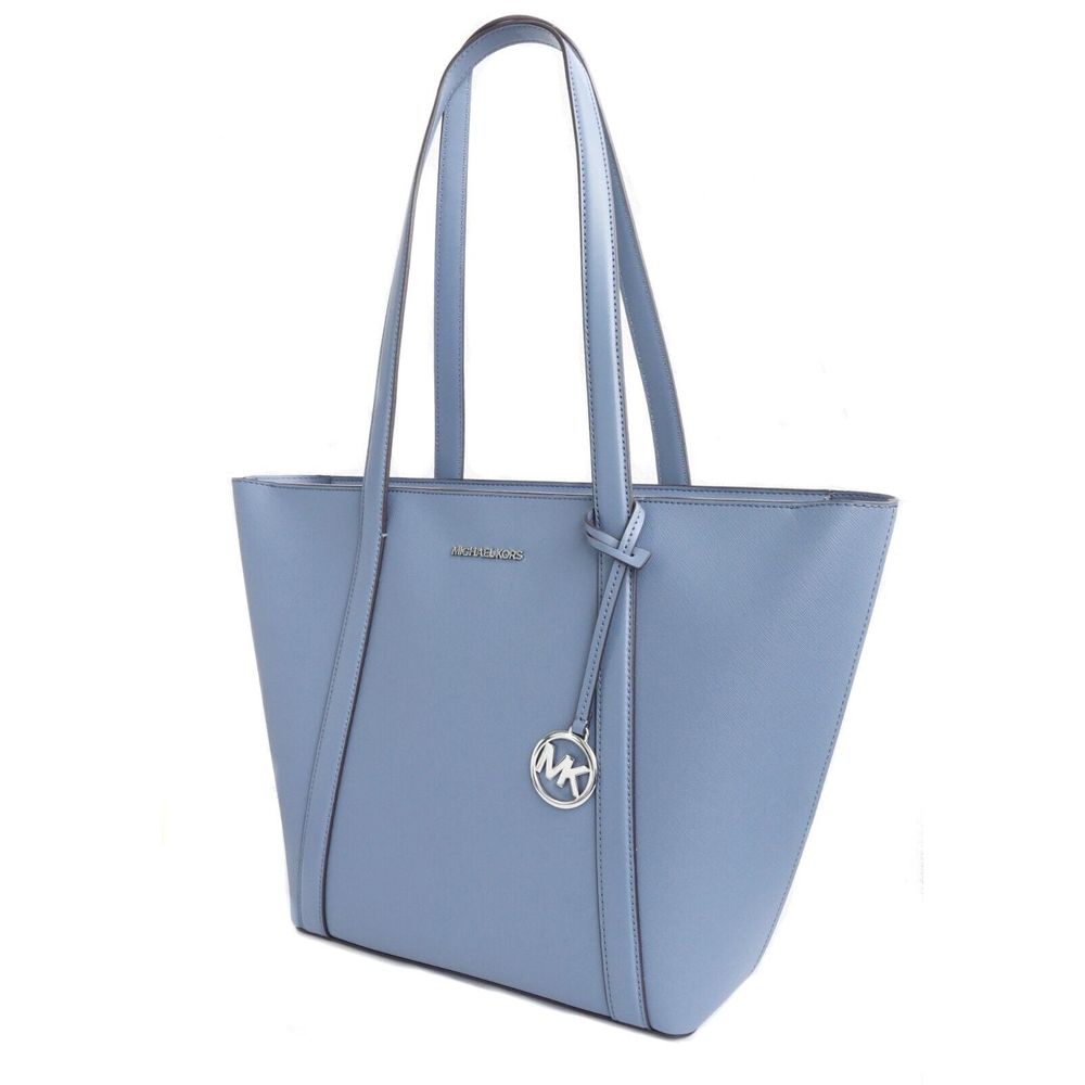 Sac cabas en toile bleu Michael Kors