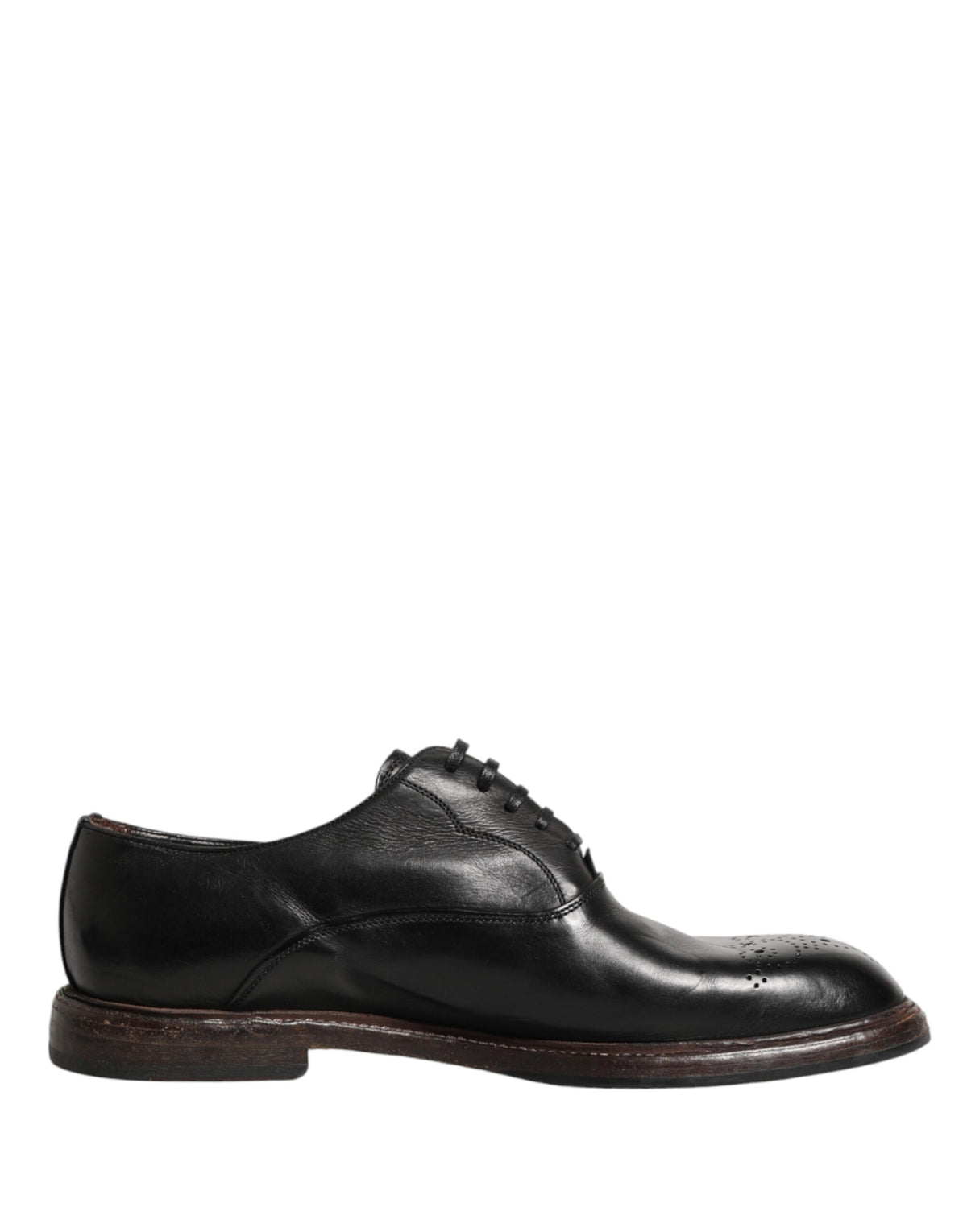 Dolce & Gabbana Zwarte Oxfords van Kalfsleer