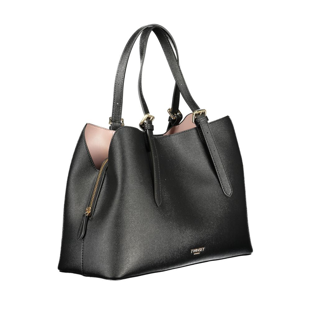 Twinset Black Polyurethane Women's Tote