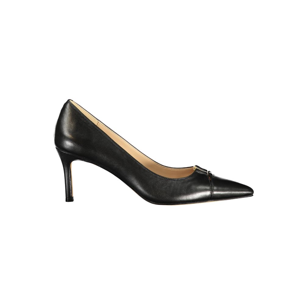 Twinset Black Leather Women's Classic Shoe