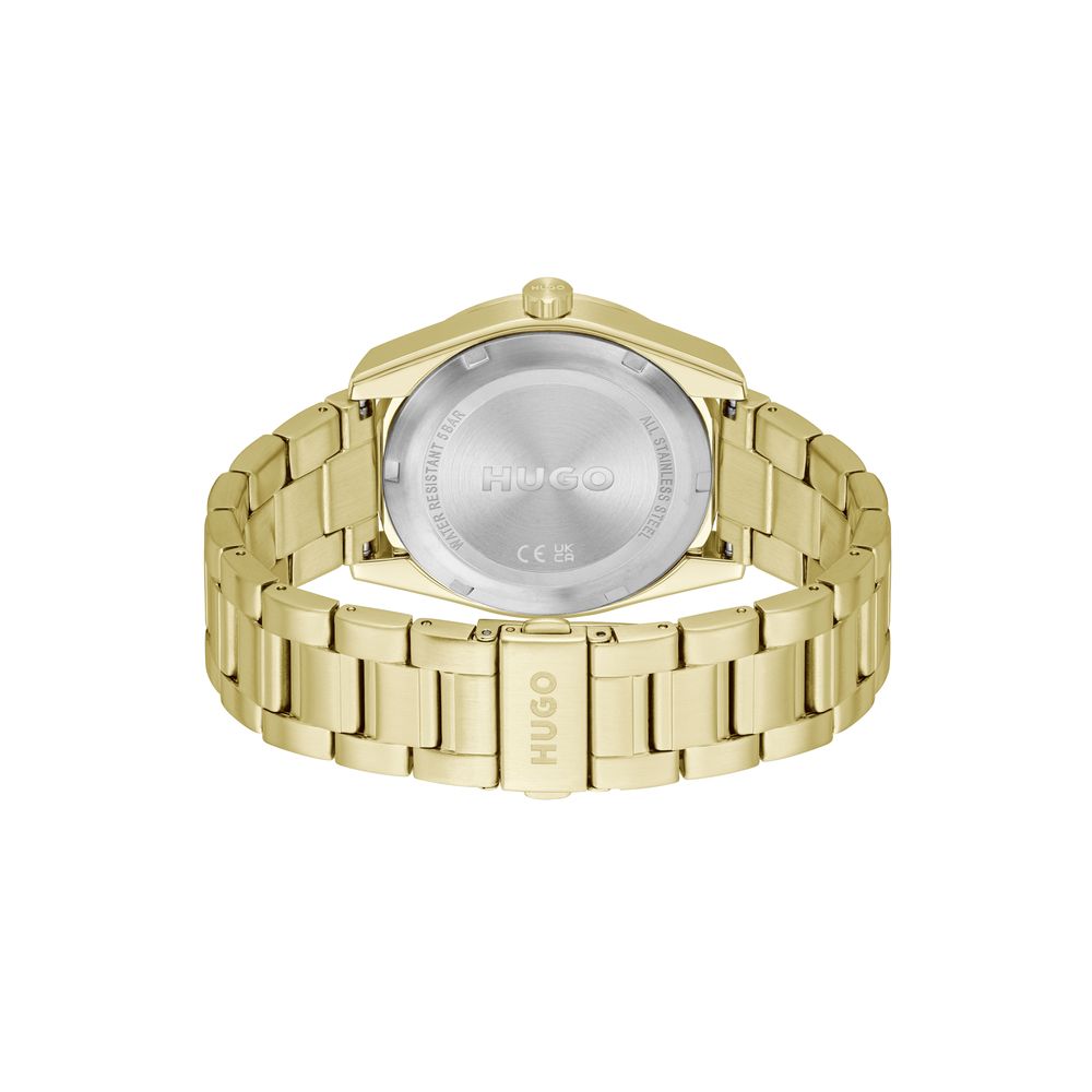 Hugo Boss Gouden Roestvrijstalen Dress Watch