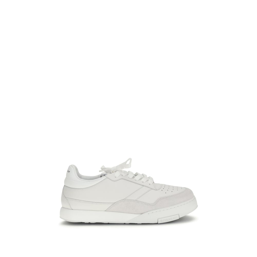 Givenchy Witte Kalfsleren Bos Taurus Lage Sneakers