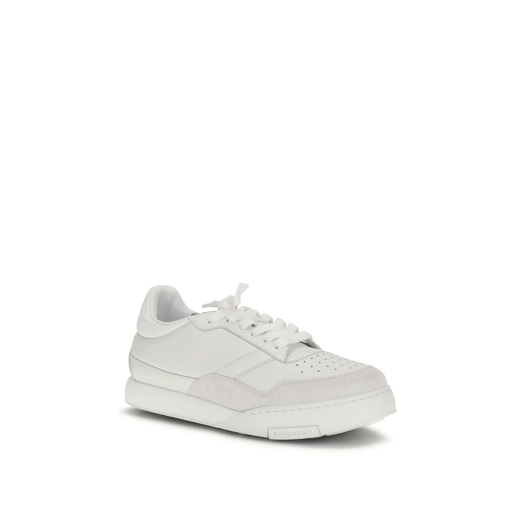Givenchy Witte Kalfsleren Bos Taurus Lage Sneakers