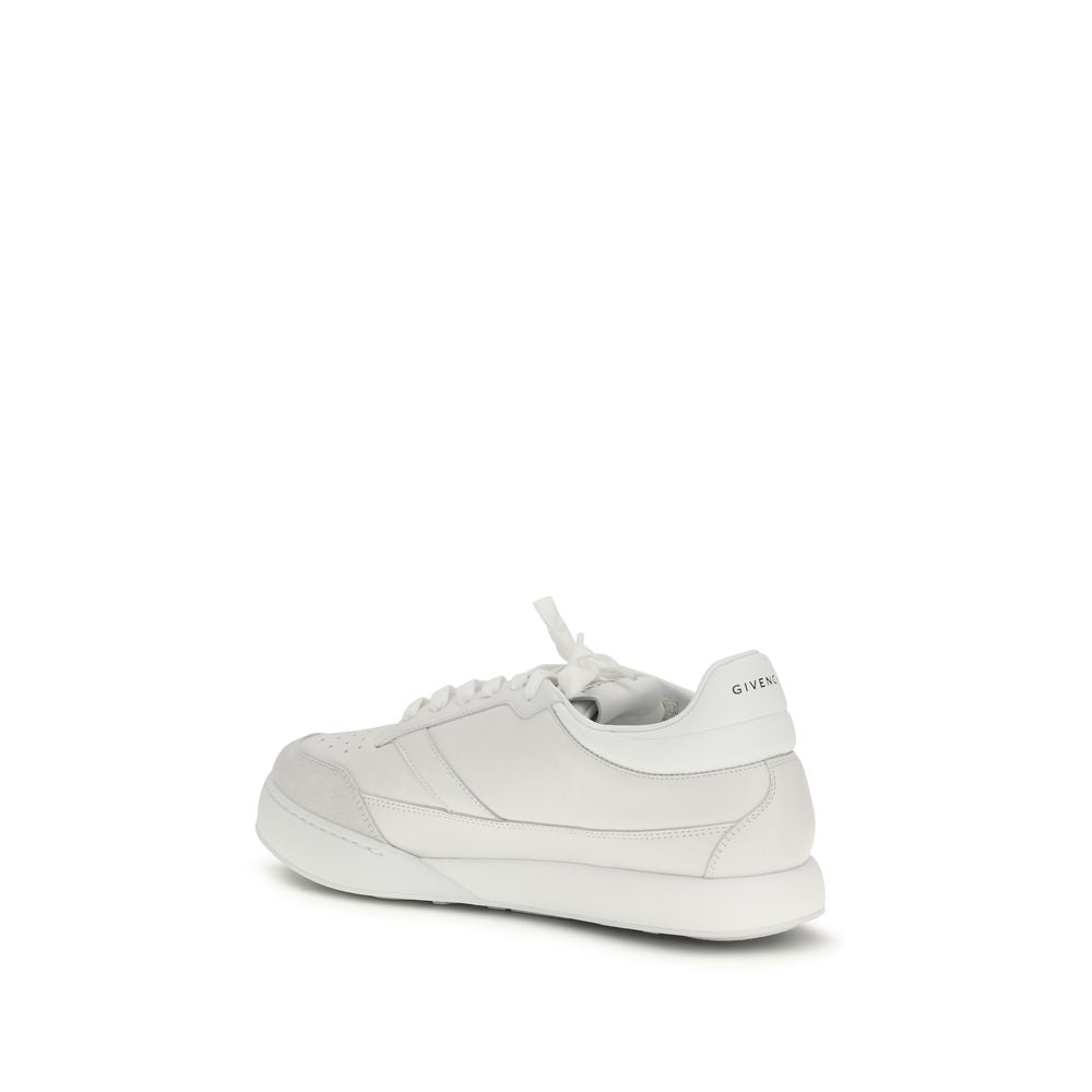 Givenchy Witte Kalfsleren Bos Taurus Lage Sneakers