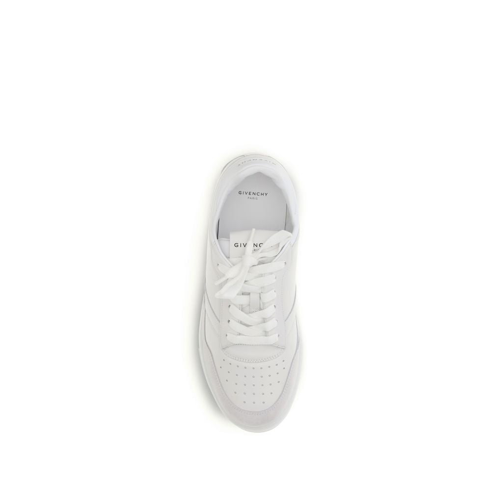 Givenchy Witte Kalfsleren Bos Taurus Lage Sneakers