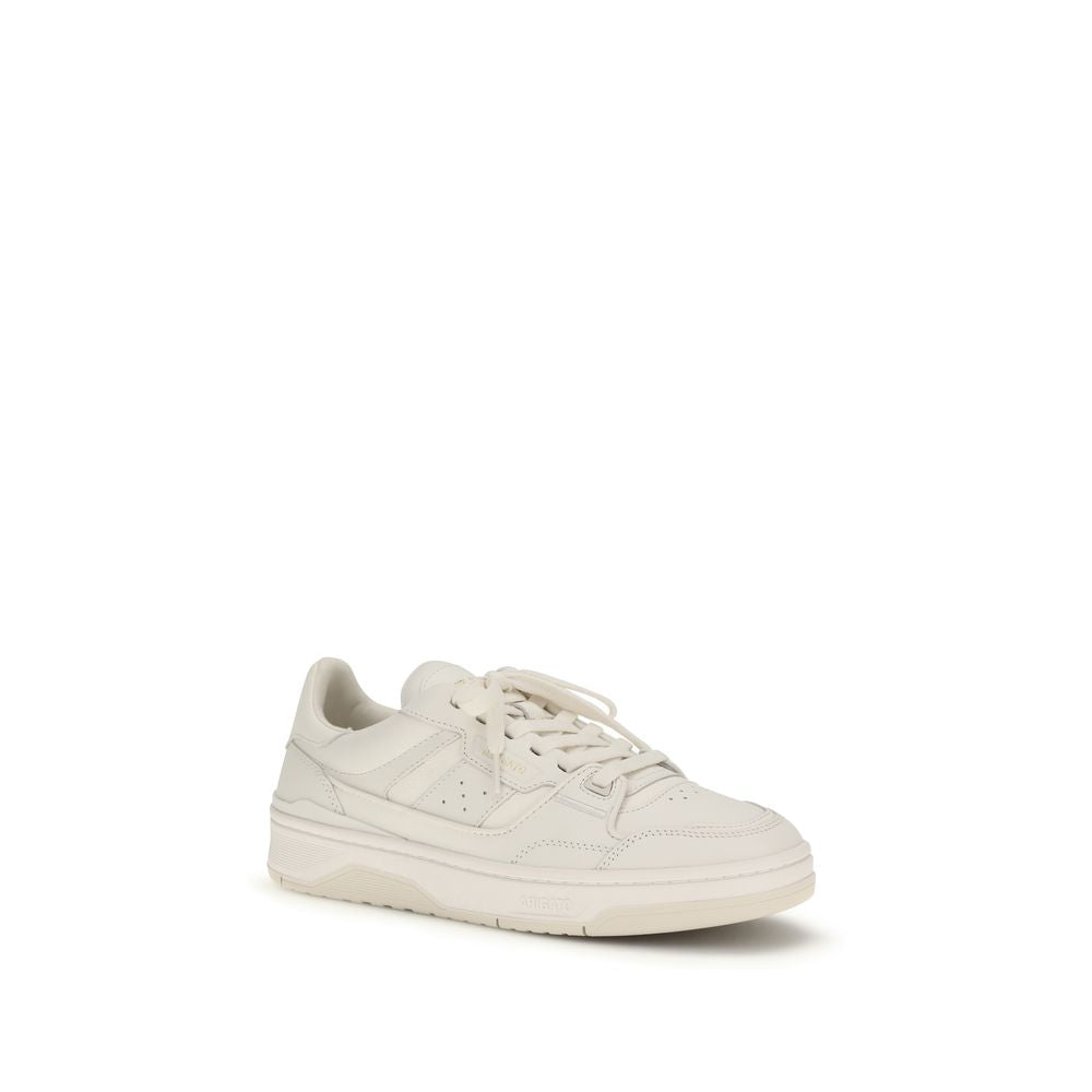 Axel Arigato Gray Calf Leather Bos Taurus Low Top Sneakers