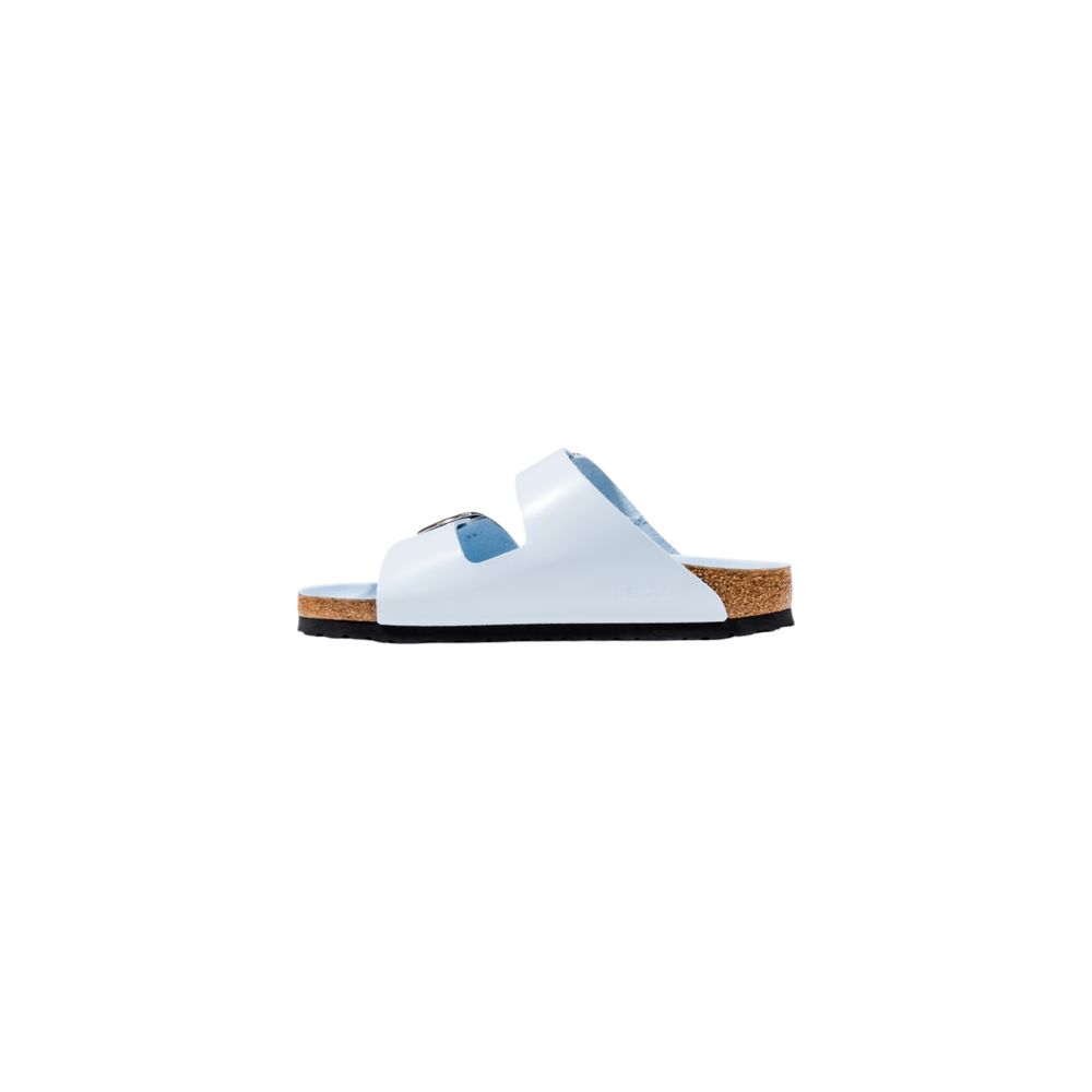 Birkenstock Blauwe Kunstleren Slippers
