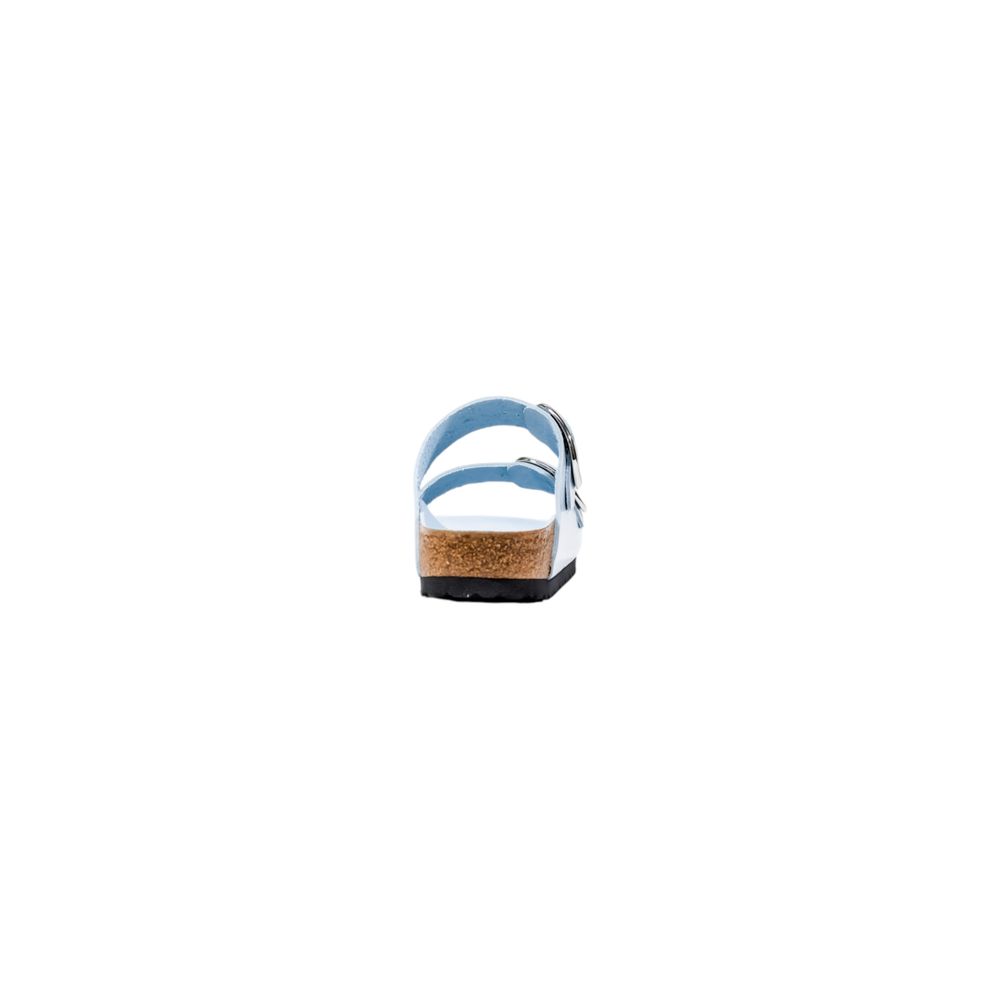 Birkenstock Blauwe Kunstleren Slippers