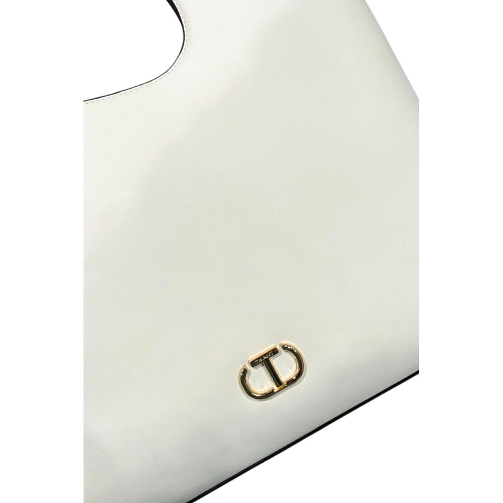 Twinset White PU Women's Handbag