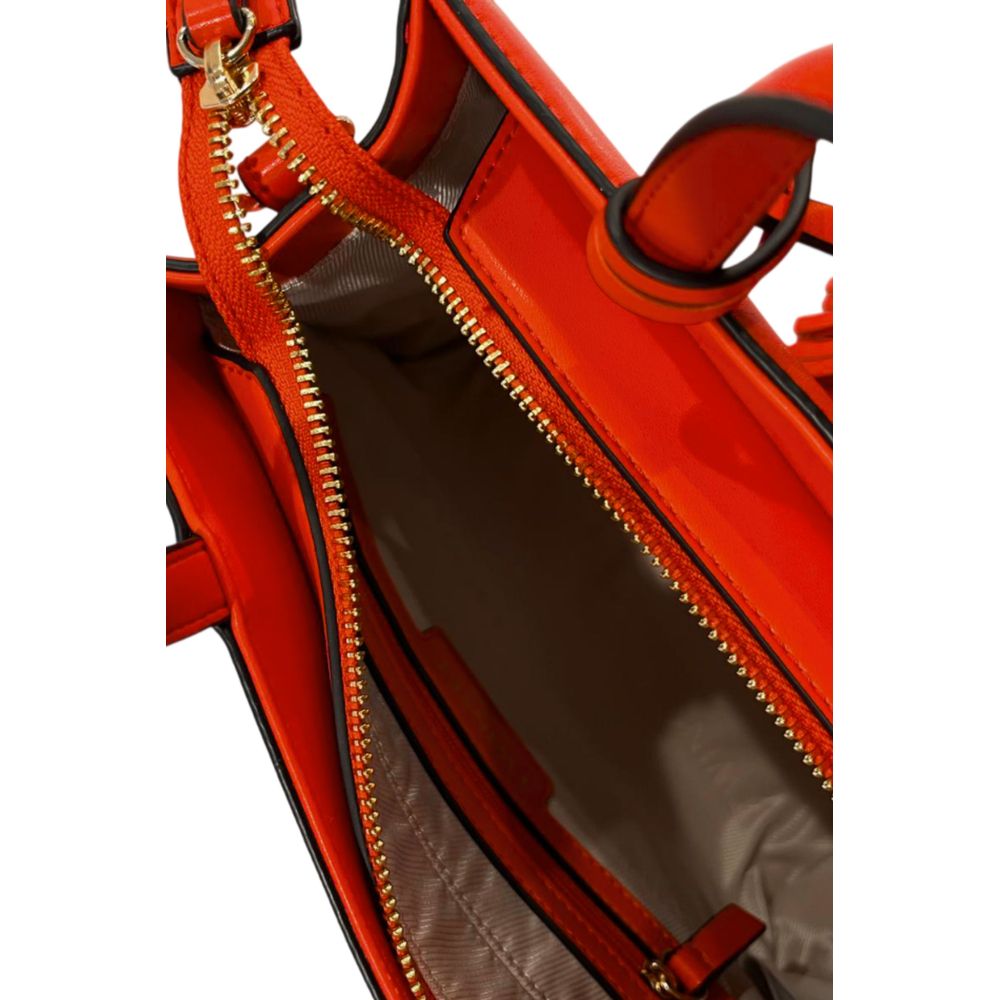 Twinset Orange Faux Leather Women's Handbag