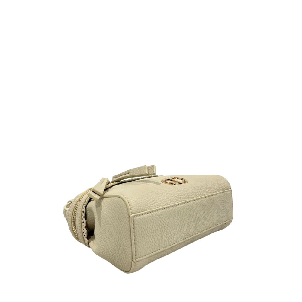 Twinset Beige PU Women's Handbag