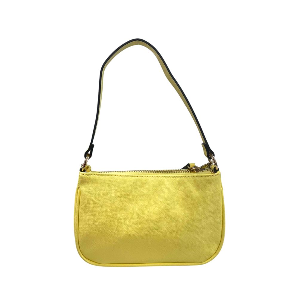 Twinset Gele PU Dames Schoudertas