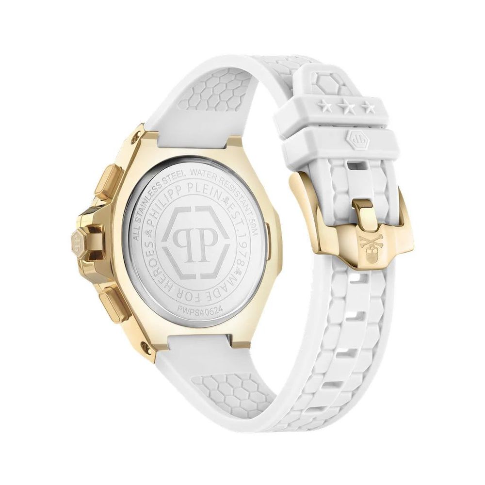 Philipp Plein Wit Synthetisch Dameshorloge