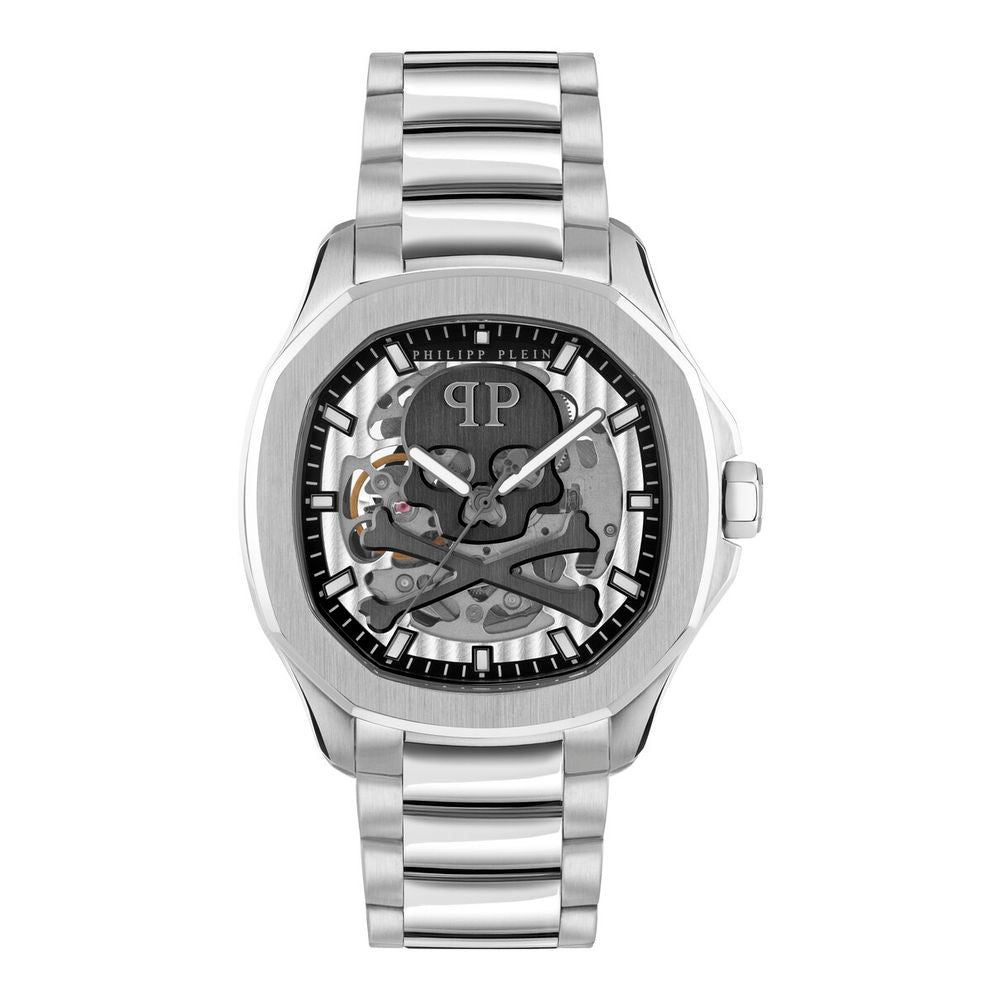 Philipp Plein Grijs Roestvrijstalen Galajurkhorloge