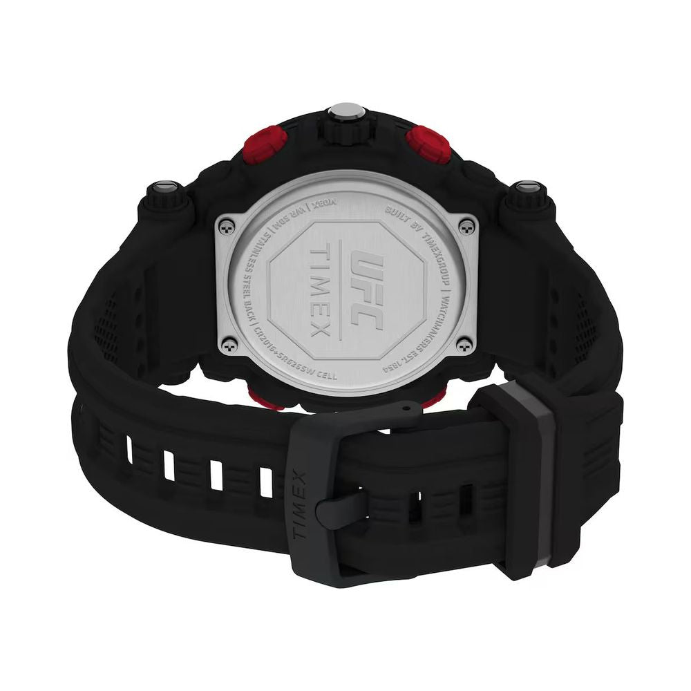 Timex Digitale Horloge met Zwarte Rubberen Band