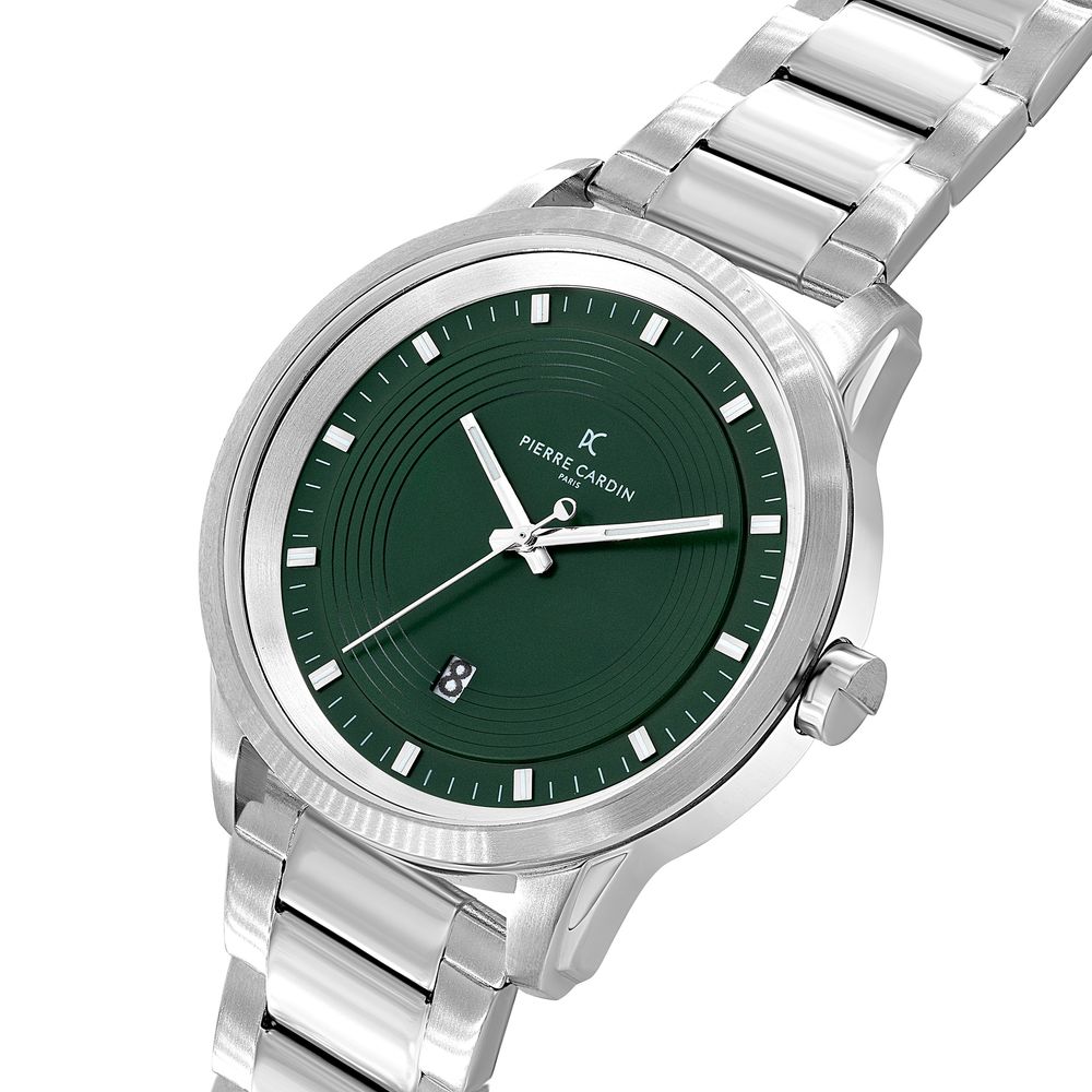 Pierre Cardin grijs roestvrijstalen horloge