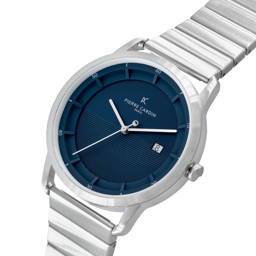 Pierre Cardin grijs roestvrijstalen horloge