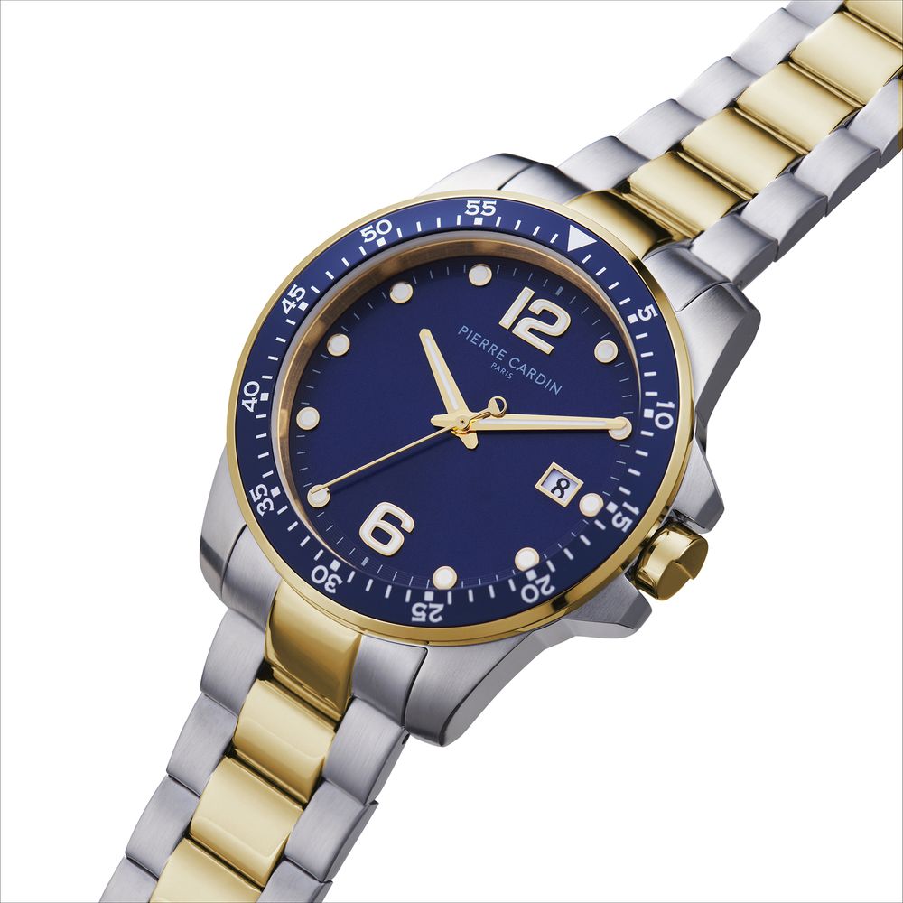 Pierre Cardin veelkleurig roestvrijstalen horloge