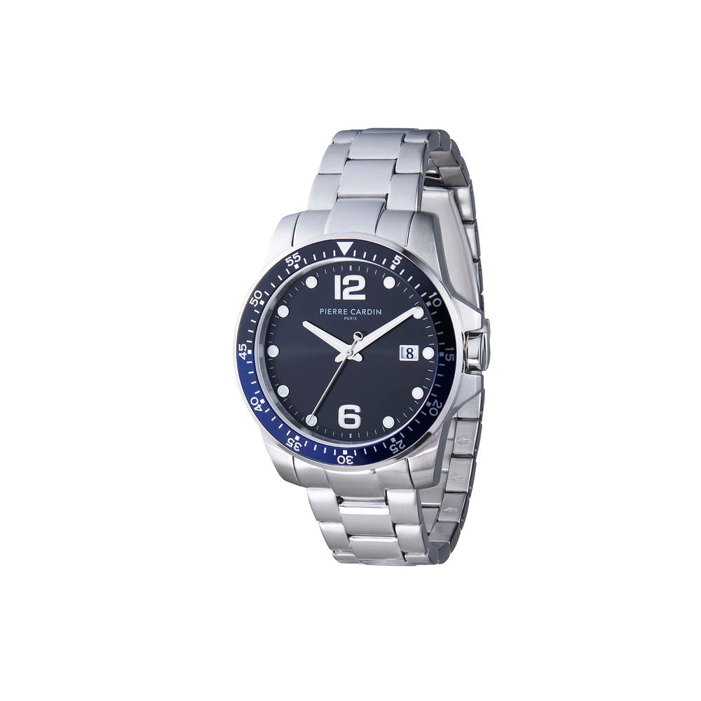 Pierre Cardin grijs roestvrijstalen horloge