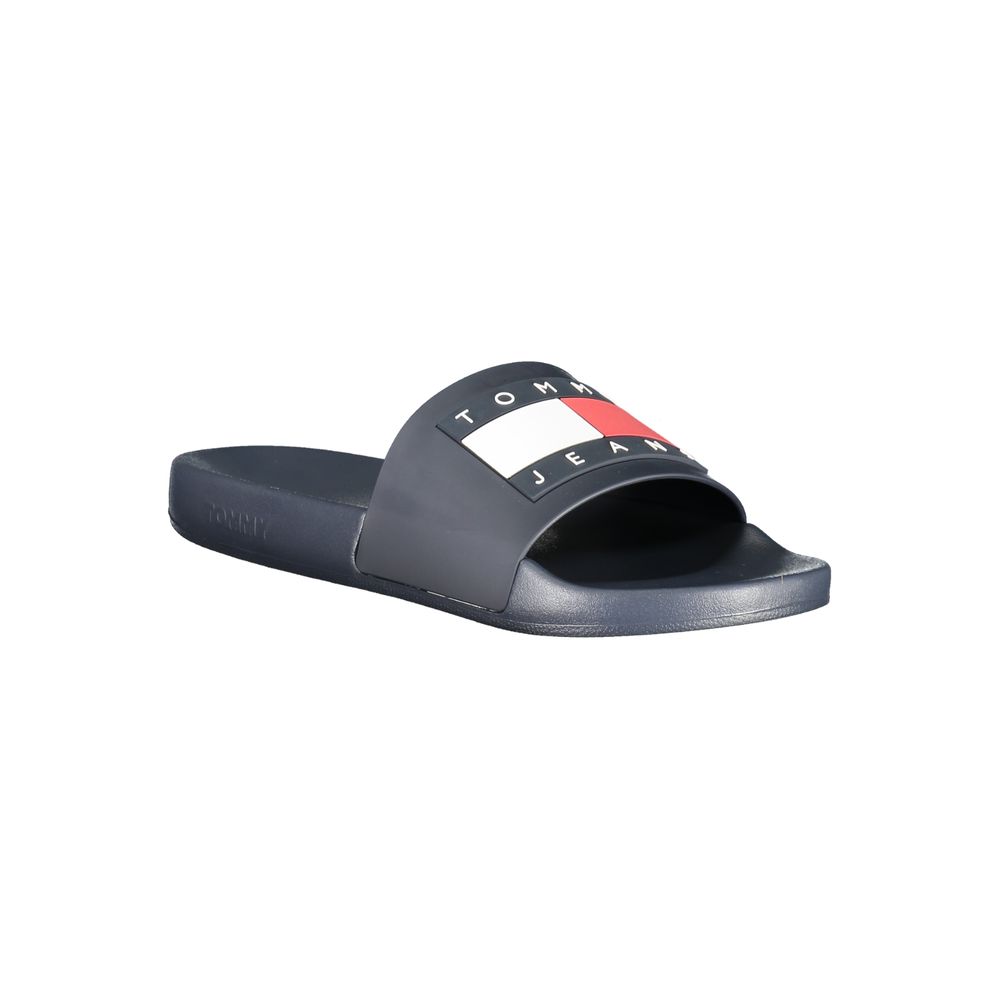 Tommy Hilfiger Blauwe Polyurethaan Heren Slippers