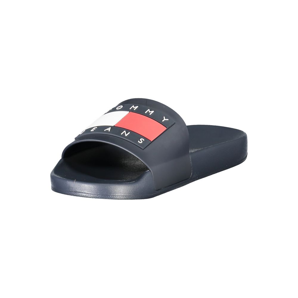 Tommy Hilfiger Blauwe Polyurethaan Heren Slippers