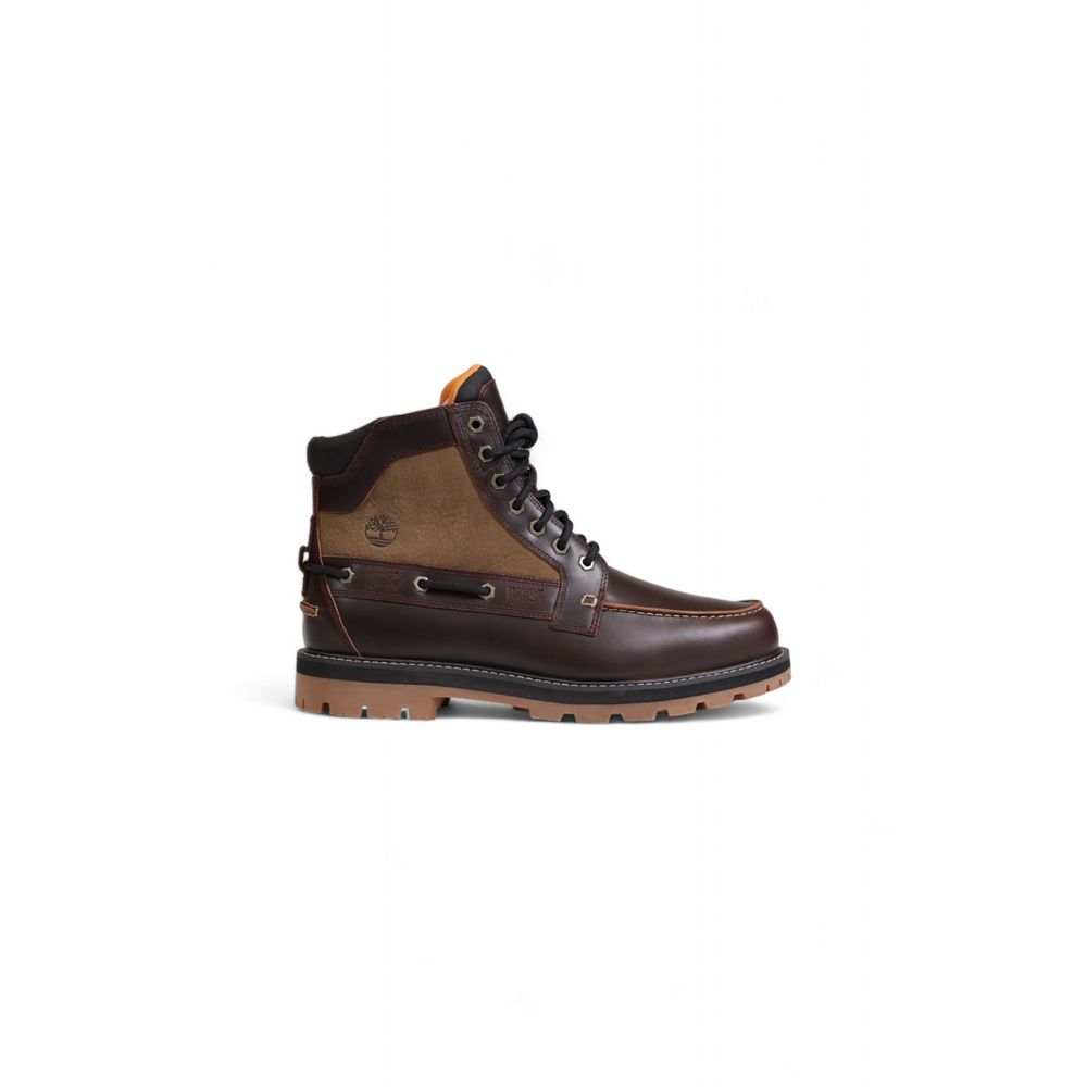 Bottes à lacets Timberland en tissu marron biosourcé