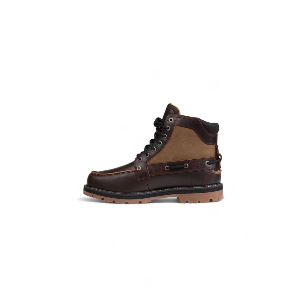 Bottes à lacets Timberland en tissu marron biosourcé