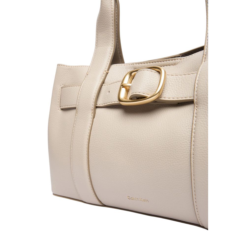 Calvin Klein Grey Polyethylene Handbag