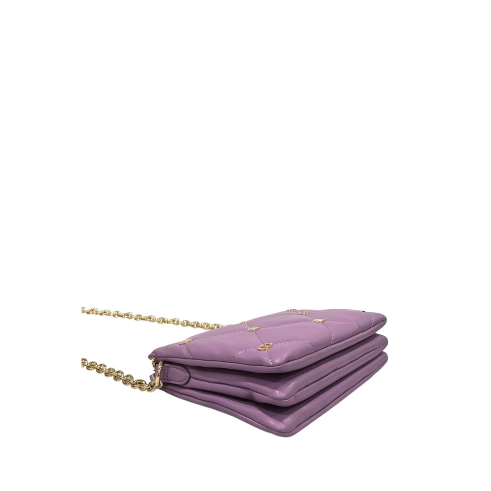 Twinset Purple Faux Leather Women's Crossbody Bag