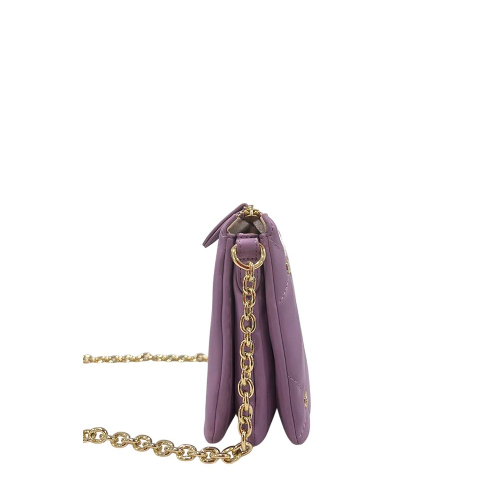 Twinset Purple Faux Leather Women's Crossbody Bag