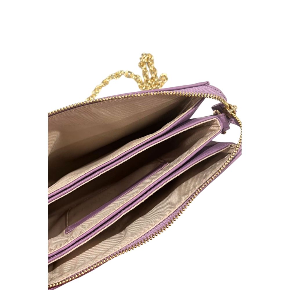 Twinset Purple Faux Leather Women's Crossbody Bag